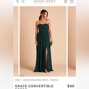 Grace convertible Bridesmaid dress